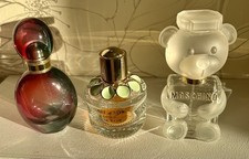 3 X EMPTY Perfume  bottles