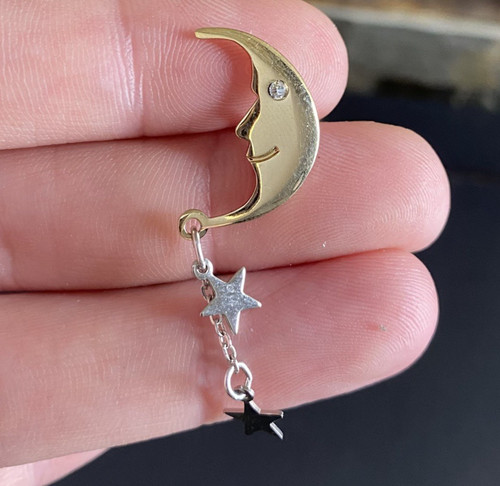 Celestial crescent moon - celestial,