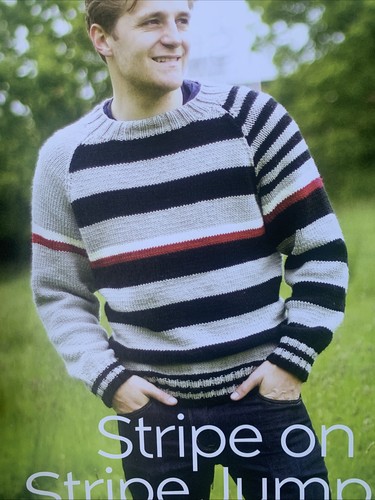 Knitting pattern mens stripe - knitting,