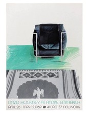 Corbusier Chair & Rug poster