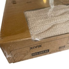 IKEA Kivik Cover Only Footstool Ottoman Hillared Beige Slipcover - 603.488.56