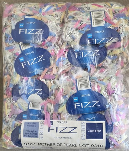 10x 50g sirdar fizz knitting - sirdar,