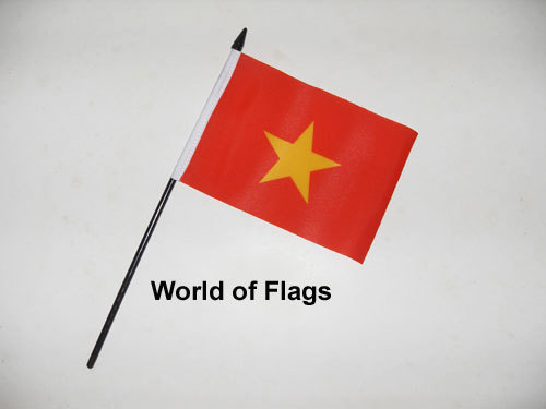 Vietnam flag 4 - flag, 4"