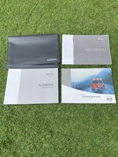 Nissan Almera Owners Manual Handbook Guide with Wallet 2002 print 2002-2006