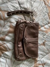 oushka leather clutch purse