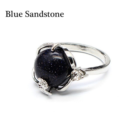 Crystal gemstone rings chakra - crystal,