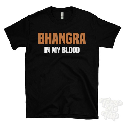 Bhangra blood t shirt - in,