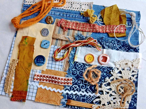 Slow stitching kit - , gold
