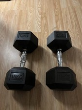 15kg Hex Dumbbell Pair (30kg