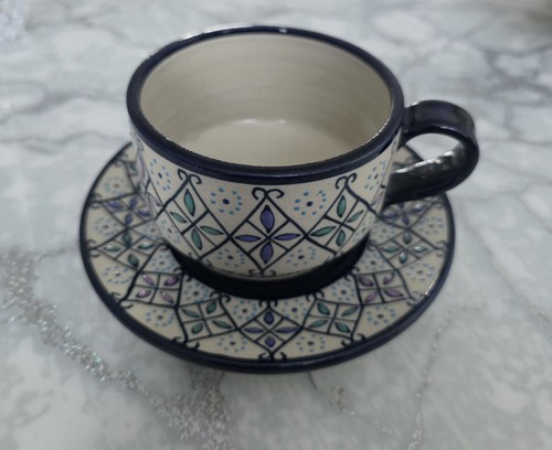 Hand painted demitasse - hand,