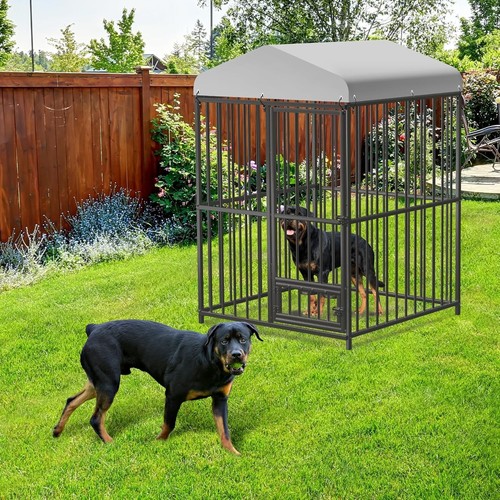 Large metal dog crates - large, 4x4x6