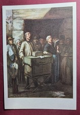 Postcard Honoré Daumier The
