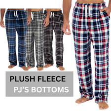 Mens Flannel Fleece Lounge