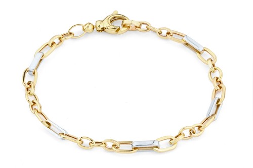 9ct yellow and white - 9ct, gold