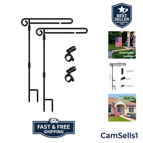 Garden flag stand holder - stand,