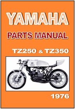 YAMAHA Parts Manual TZ350