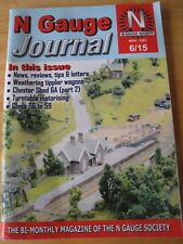 N GAUGE JOURNAL 6/15 WEATHERING TIPPLER WAGONS CHESTER SHED 6A TURNTABLE MOTORIS
