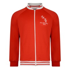 Sunderland 1973 FA Cup Final Retro Track Jacket 100% POLYESTER Men's