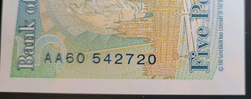 Aa60 five pound - aa60, £5