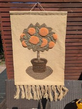 Jute tapestry wall hanging