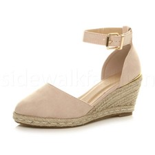 Womens ladies medium wedge