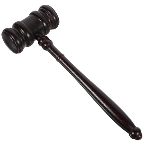 Wooden gavel auction hammer - wooden,