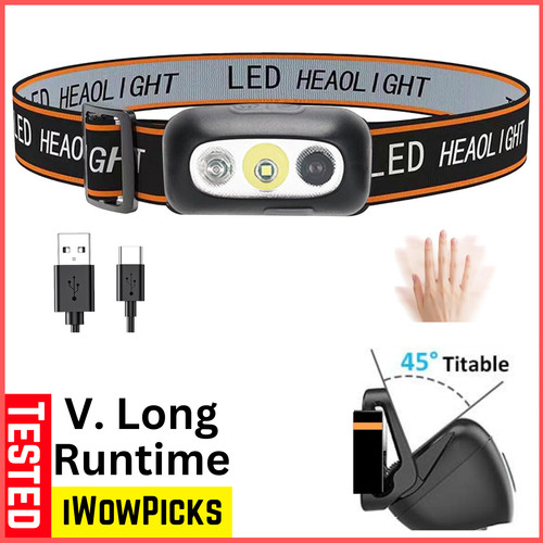 Head torch rechargeable - head,