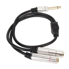 6.35mm Splitter Y Cable Stereo