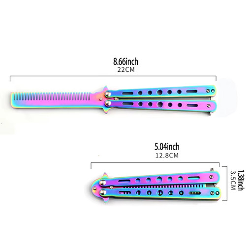 Metal butterfly balisong toy - metal,