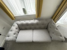 Luxury 3 and 4 seater sofa with a leg rest 