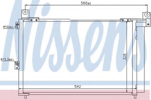 Condenser for mazda - for, 2.5