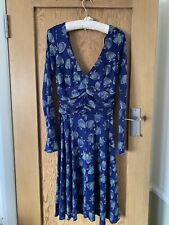 Issa Designer 100% Silk Dress UK Size 10