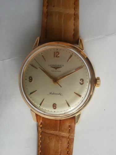 Longines solid rose gold 18k - solid,