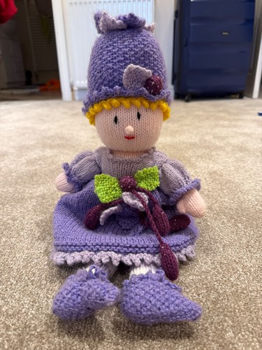 Hand knitted lilac - lilac, purple