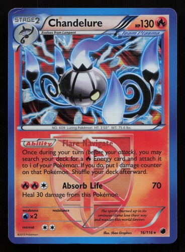 Pokemon chandelure 16 116 - pokemon, 16/116