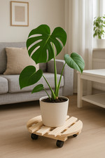 Handcrafted pine wood flower - pine,