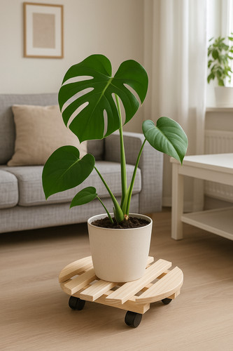 Handcrafted pine wood flower - handcrafted,