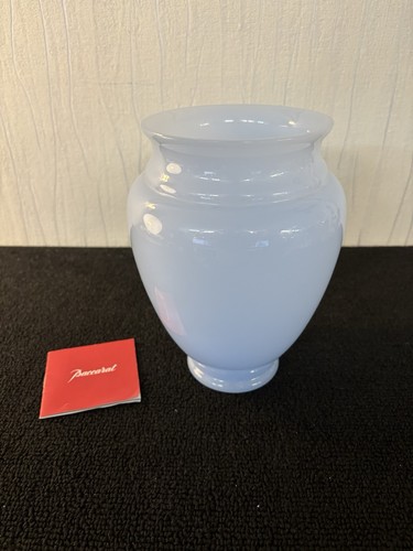 Blue opaline crystal vase - blue, by