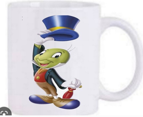 Pinocchio jiminy cricket mug - pinocchio,