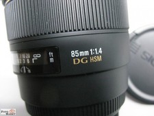 Sigma 85mm F1.4 EX DG HSM Telephoto Lens for Canon AF (APS-C + Full Frame)