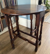 Antique round gate leg - gate,
