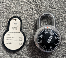 Abus Dial Combination Padlock