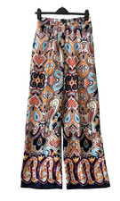 Zara womens paisley print wide - paisley,