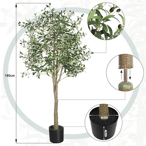 7ft artificial olive tree - artificial,