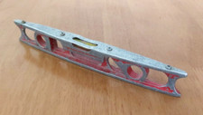 VINTAGE RABONE ALUMINIUM SPIRIT LEVEL IN FAIR WORKING CONDITION 9 INCHES LONG