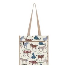 Donkey Canvas Shopping Bag Reuseable Tote Travel Shoulder Animal Handbag Womens