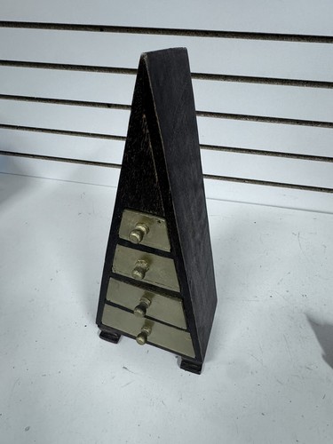 Wood pyramid jewelry trinket - pyramid,
