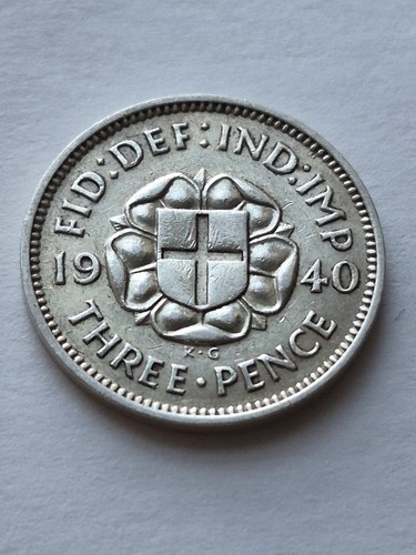 1940 king george silver - vi,