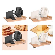 Rotary Bread Slicer with Suction Cup Adjustable Thickness for Restaurant
