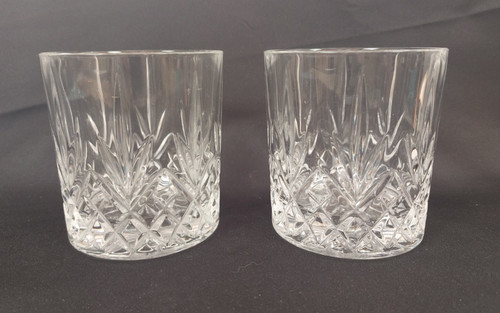 Pair edinburgh crystal cut - pair, of